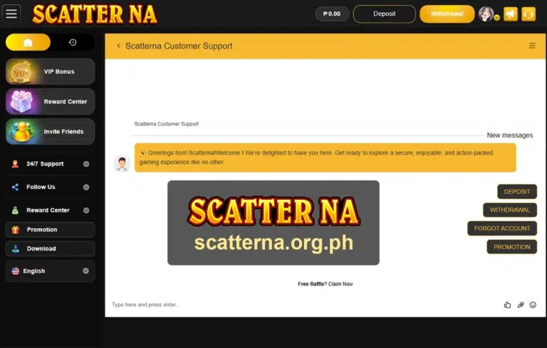 Scatter-Na-Customer-Support-Page